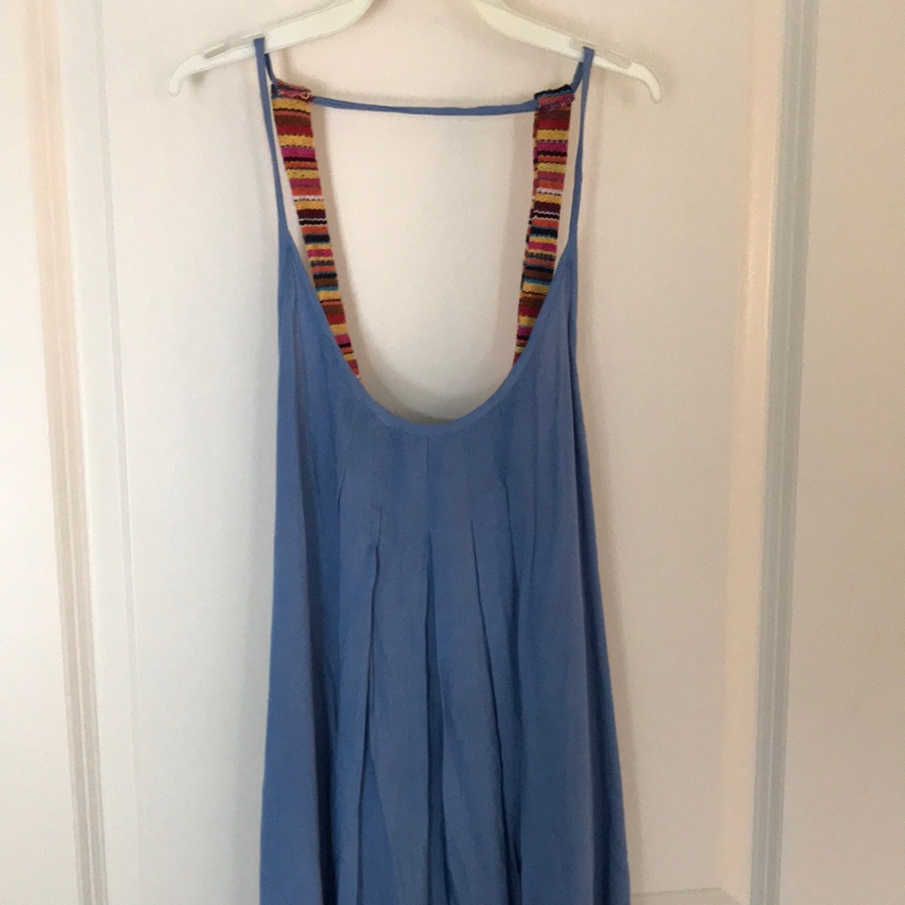 Ombré Low-Back Maxi Dress